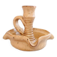 Large handmade Vallauris France ceramic ashtray candle holder