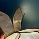 Vintage pink mother-of-pearl pendant light