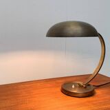 Mid-Century German Brass Table Lamp by Gecos Cosack
