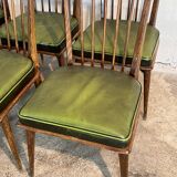 Chaises de salle à manger, Charles Ramos 1950s