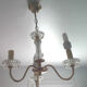 Lustre laiton et verre