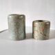 Atelier Olima, 2 stone candle holders from Gabon design 60s - 70s
