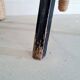 Antique black piano stool in adjustable wood