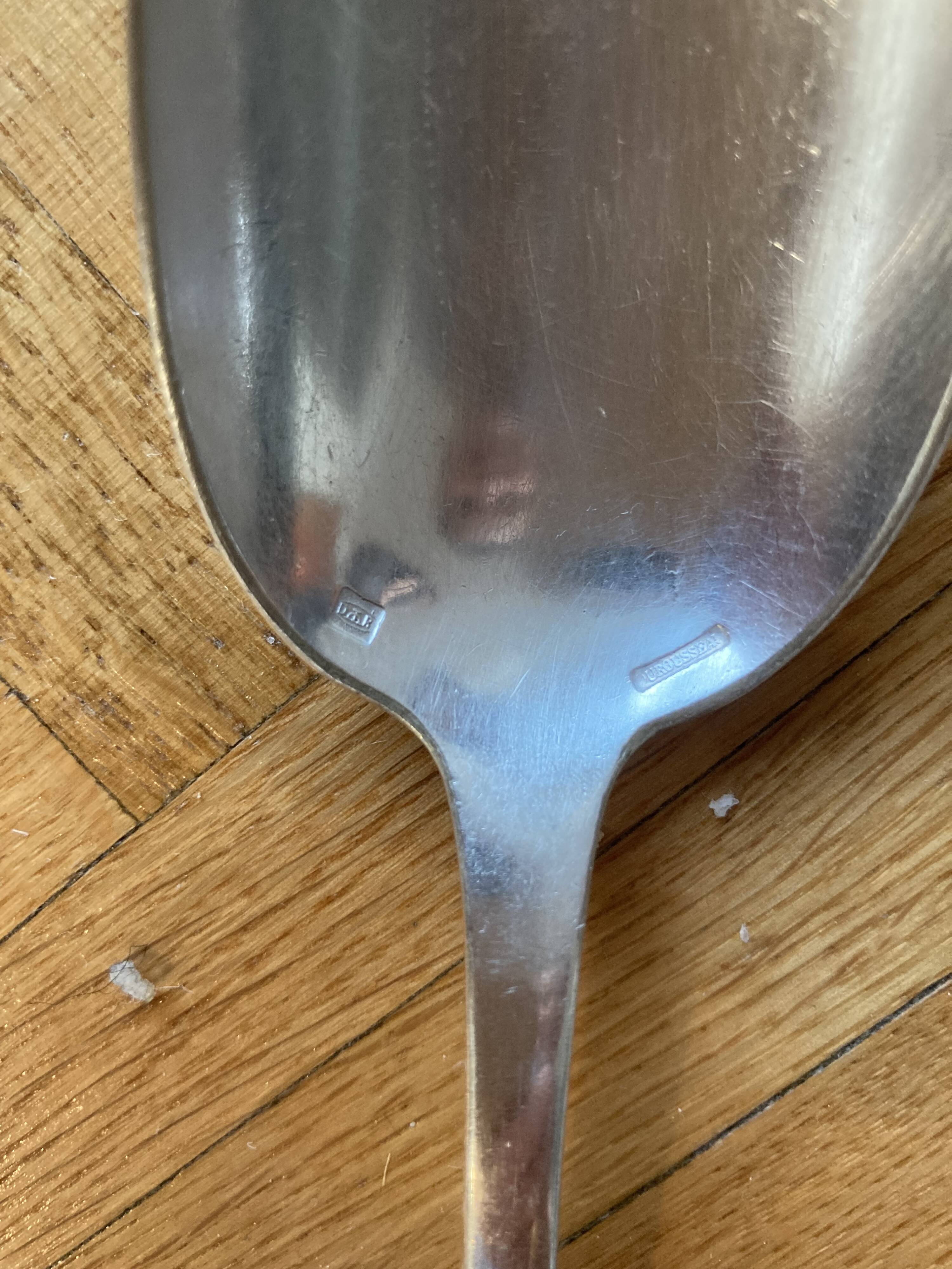 Durousseau Art Deco silver-plated cutlery