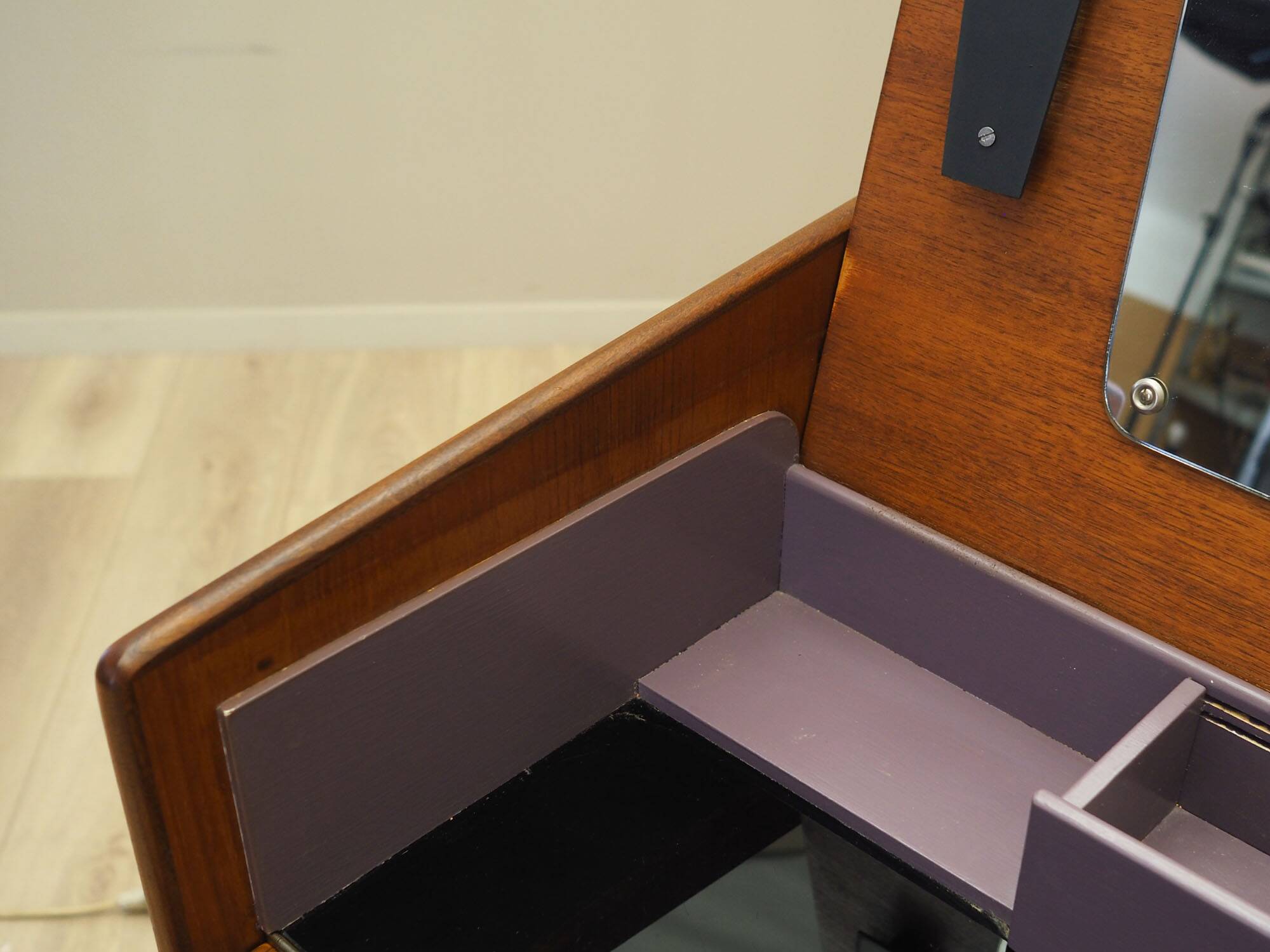 Teak dressing table, Danish design, 1970s, manufactured in Denmark