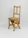 Folding metamorphic library ladder, Arts & Crafts, Vienna, 1900s