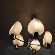 5-spoke chandelier 70s