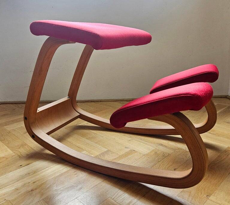 Rare Midcentury Balance Variable Knee Chair, Peter Opsvik, Norway, Stokke,