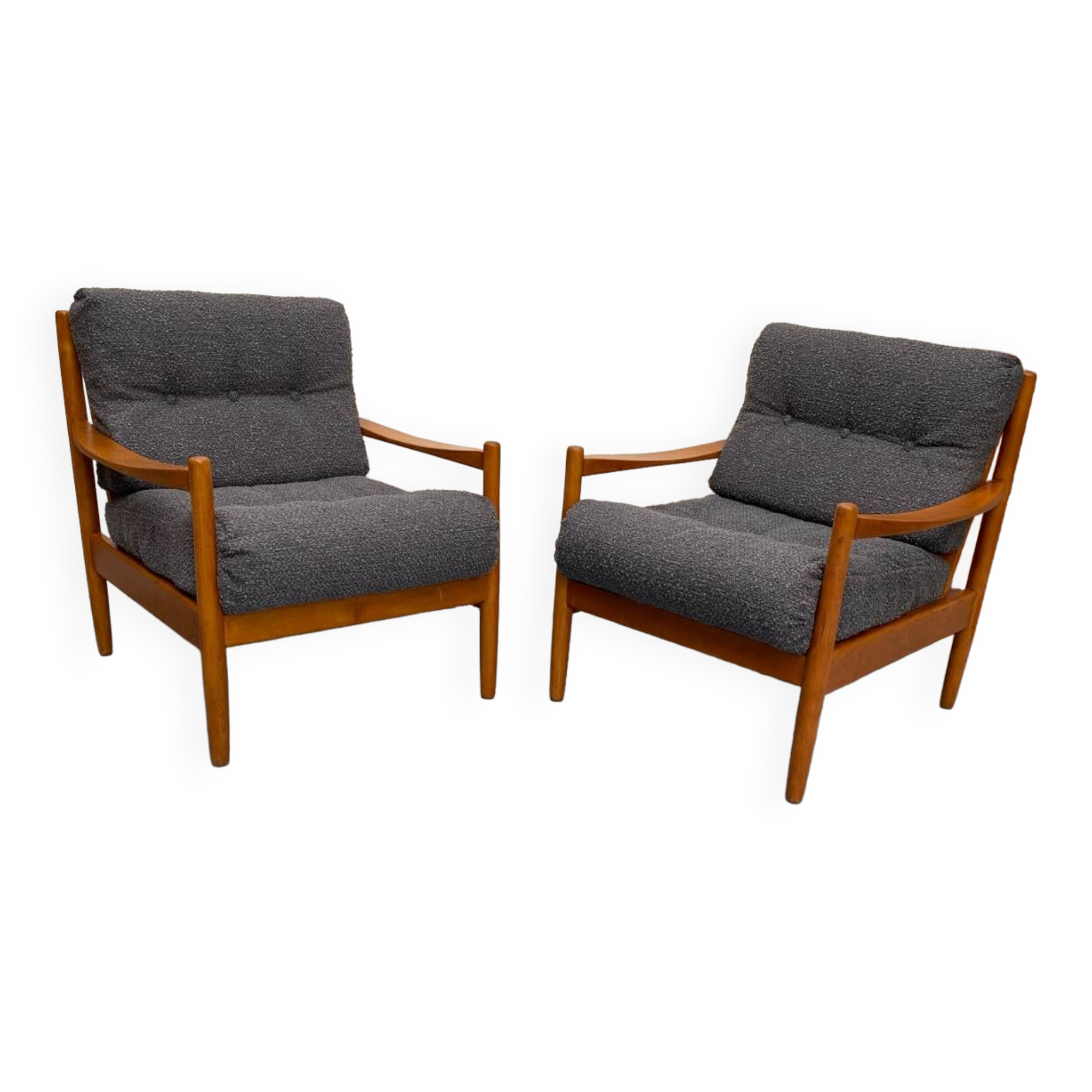 Pair of Scandinavian armchairs