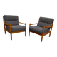 Paire de fauteuils scandinave