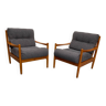 Paire de fauteuils scandinave