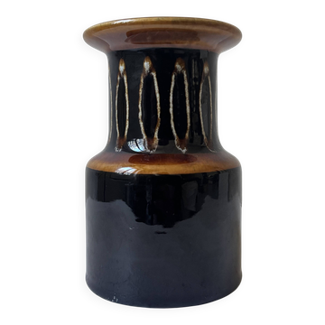 Vase Keramic Boch Freres, célèbre faïencerie des années 1970