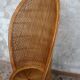 Fauteuil rotin style Emmanuelle 1970's