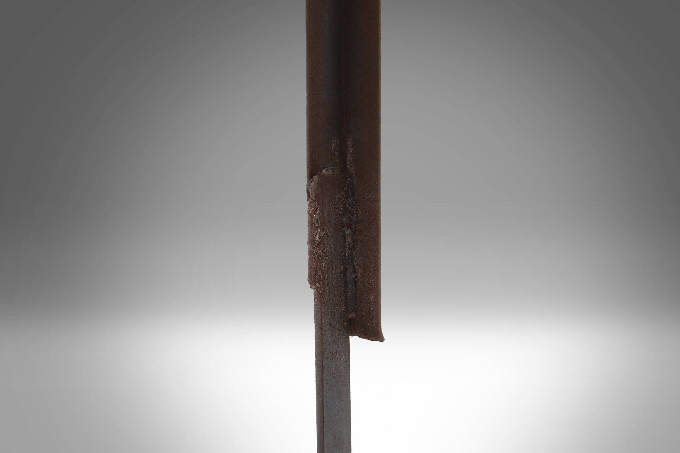 Industrial Side Table with Metal Frame and Wooden Top and Removable Platfor