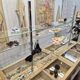 Old haberdashery display cabinet