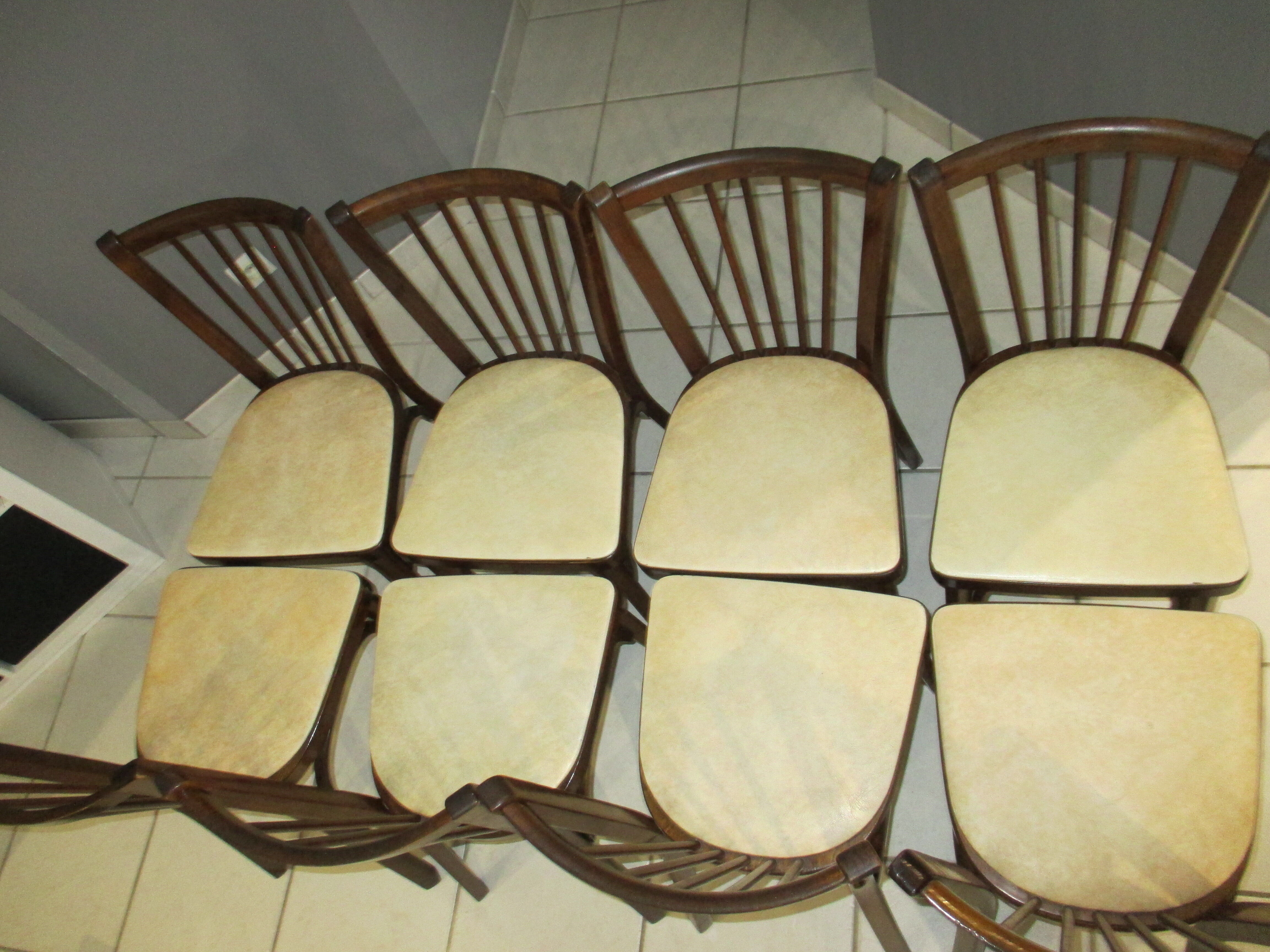 Chaises de bistrot Baumann 1968