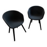 Pair of upholstered seats - HAY AAC23