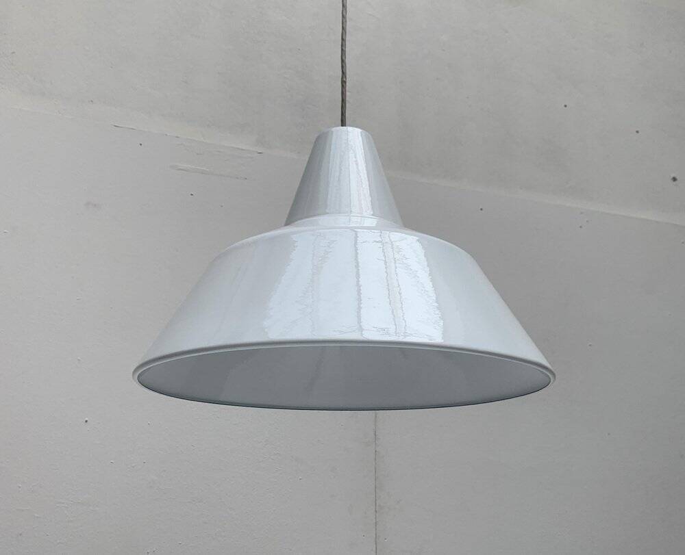 Large Danish mid-century pendant lamp by Emaille Amatur for Louis Poulsen.