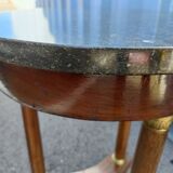 Gueridon side table empire style marble top