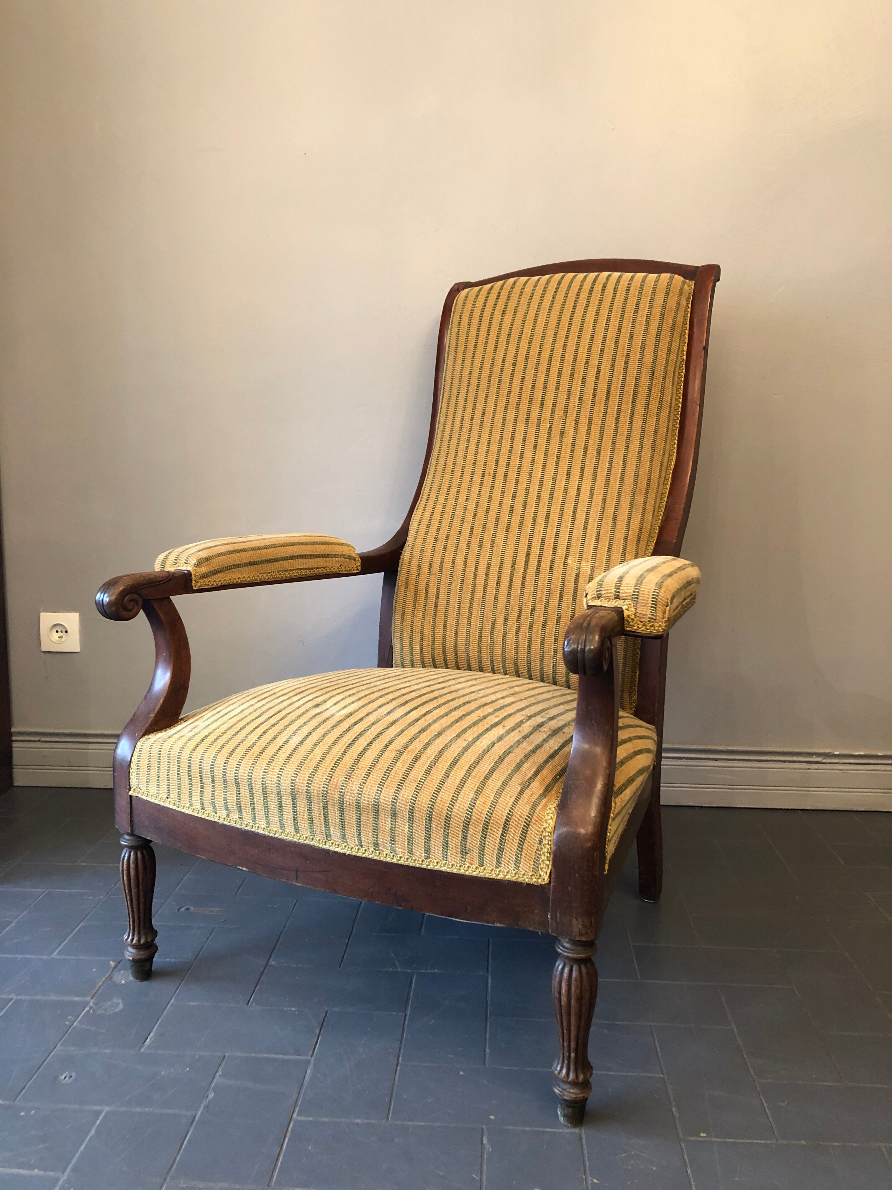 Old Voltaire chair