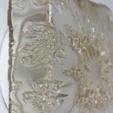 Mid-Century Modern Sconce in Glass and Steel, 1960s