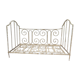Lit banquette pliant en fer forgé