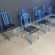 Ensemble de chaises Nr 222 par Robert Mallet-Stevens, années 1980, ensemble de 7.