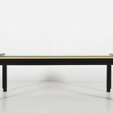 Rare painted coffee table by De Coene Frères, Belgium 1950s
