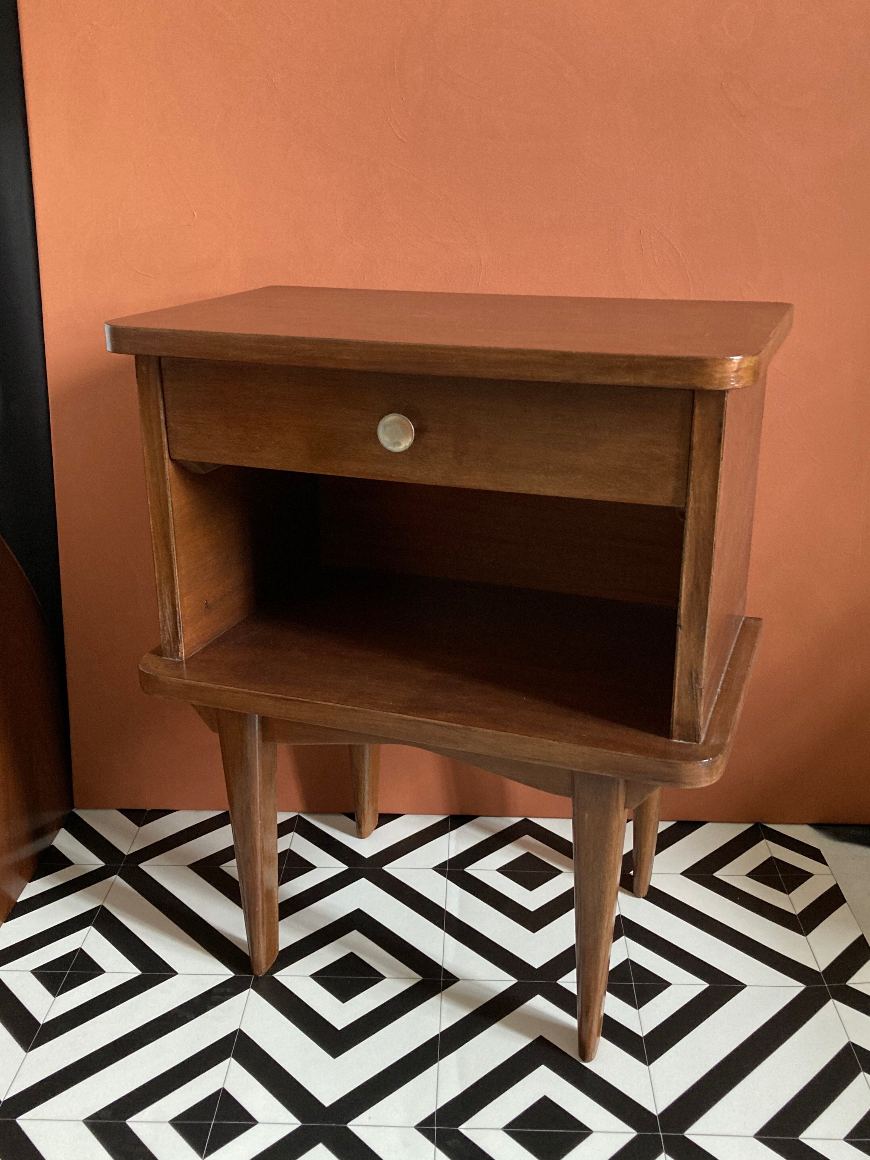 Vintage bedside table