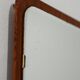 Scandinavian mirror with teak frame