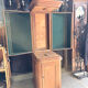 Exceptional old sacristy furniture in oak – 19th century