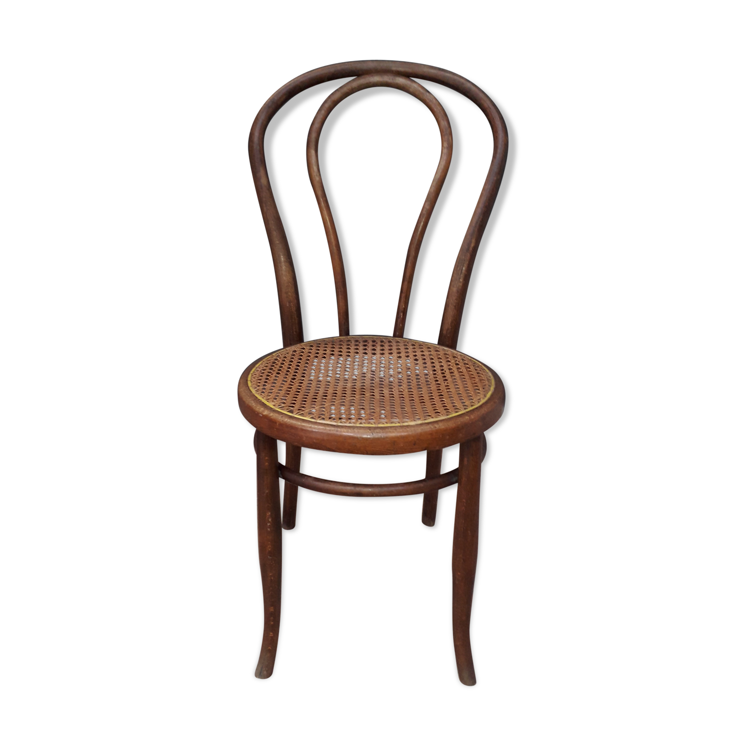 Chaise de bistrot 1900 en bois courbé