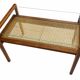 Mahogany coffee table Roger Landault 1960