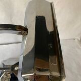 Art deco desk lamp in chrome metal, 1920