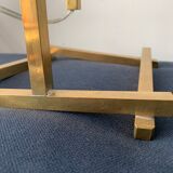 Square base brass lamp foot