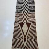 Traditional handwoven beni ourain rug size 140x260 cm