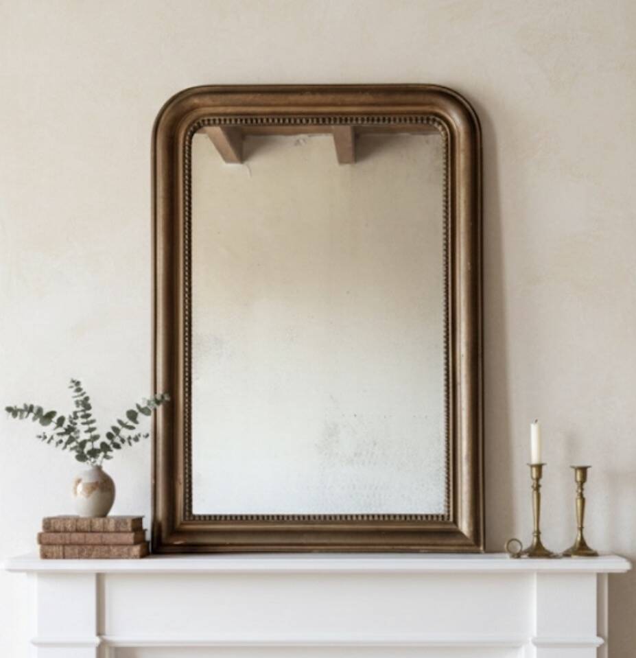 Large Louis-Philippe mirror 19th century - 80 x 107 cm
