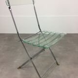 Plexiglas chair by Lebovici and Berthet for Marais International, series "Les Invisibles"
