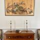 Paire de lampe de table de style Louis XIV du 19ème siècle en métal argenté