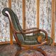 Vintage leather Chesterfield armchair