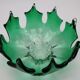 Vintage Murano Glass Green Bowl, 1960s