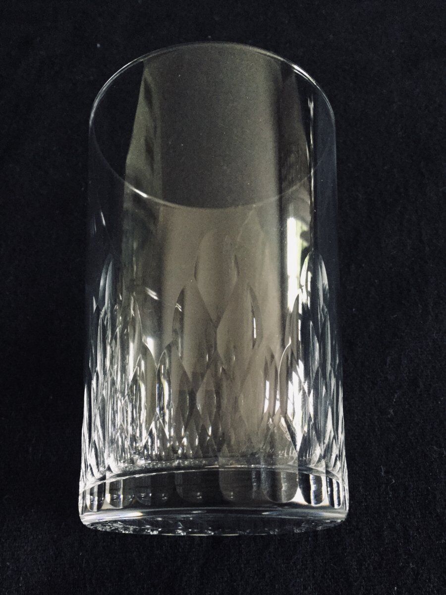 Lot de 12 verres à whisky en cristal Baccarat modèle Champigny