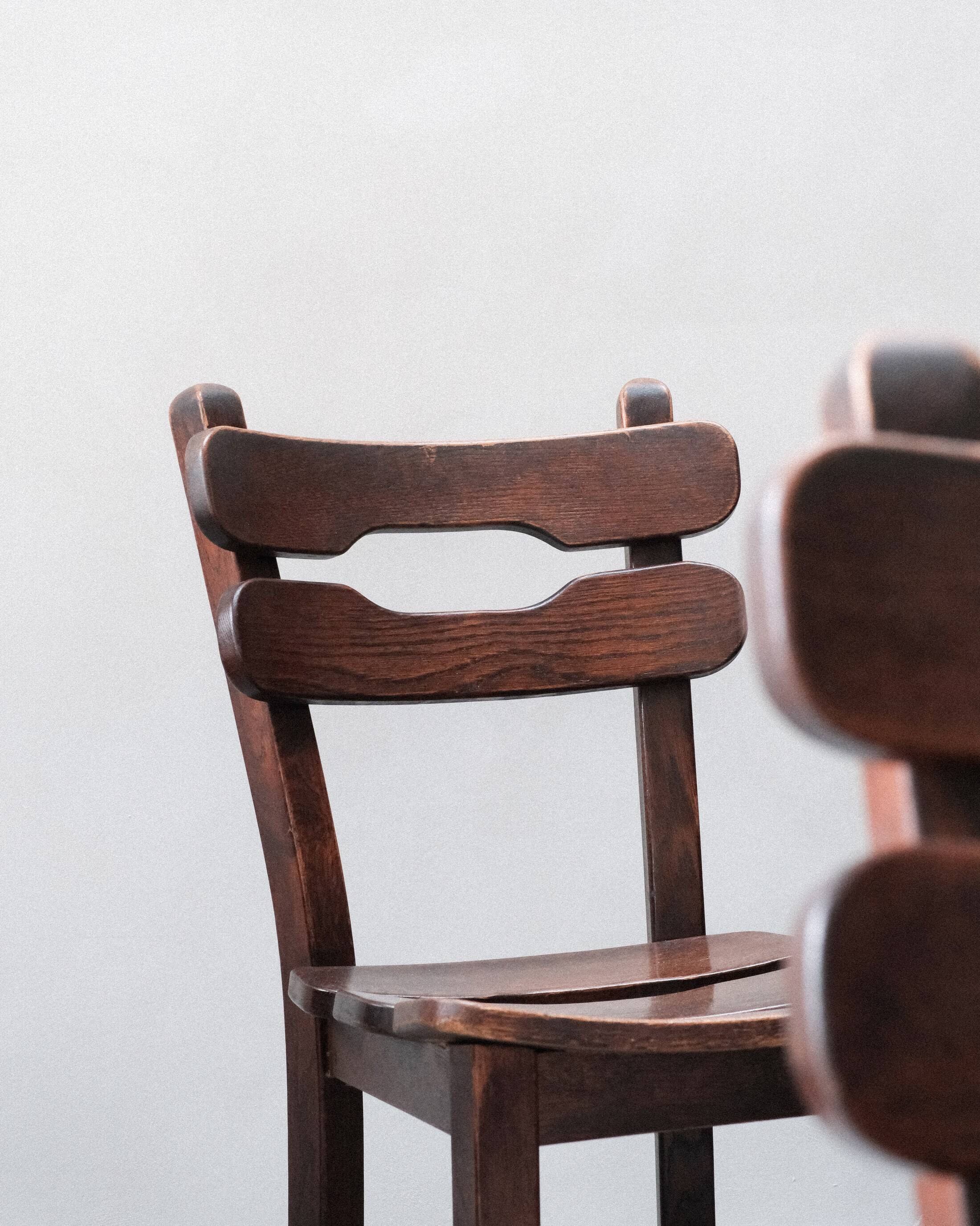 6 chaises de salle à manger dans le style de Dittmann & Co.