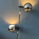 Chrome ball floor lamp Herda Mid-Century 1970s