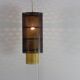 Fifties perforated metal pendant lighting