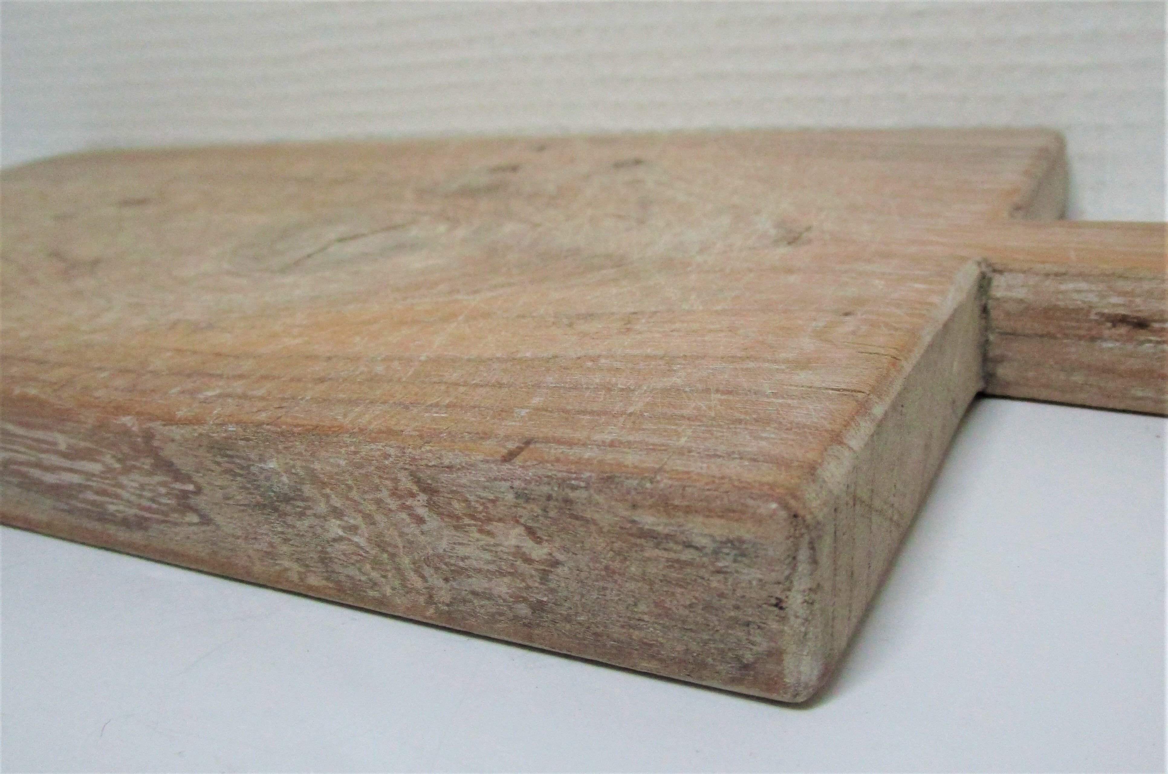 Cutting board solid wood patinated vintage
