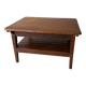 Antique draper's workbench / haberdashery table in solid wood from the early 20th century.
