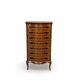 Wooden bedroom suite with inlays in mid-century Italian style, by Pacifici Prete, Rome.
