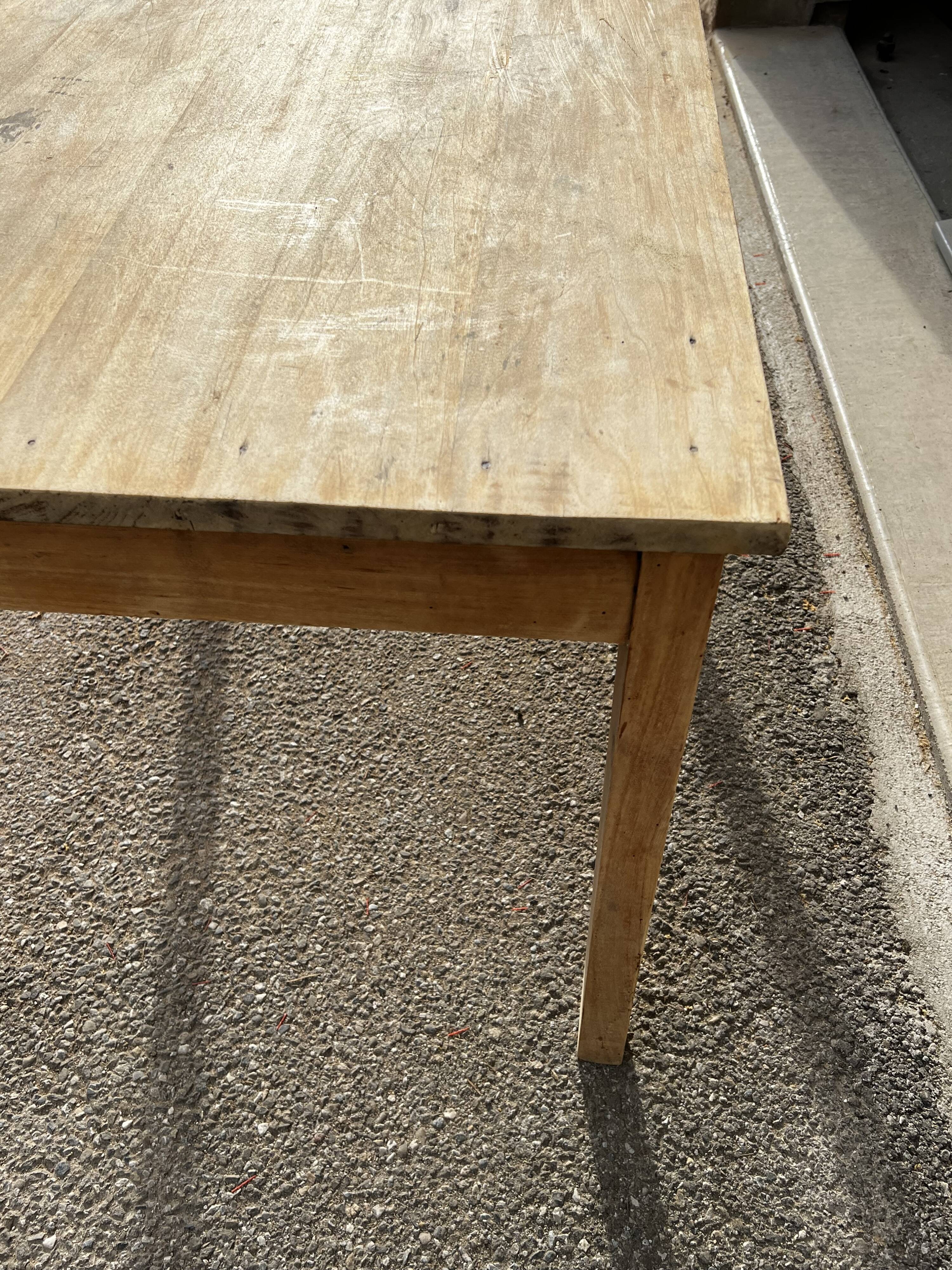 Antique kitchen table