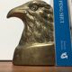 Brass eagle-headed bookends